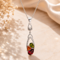 Gemstone Drop Pendant