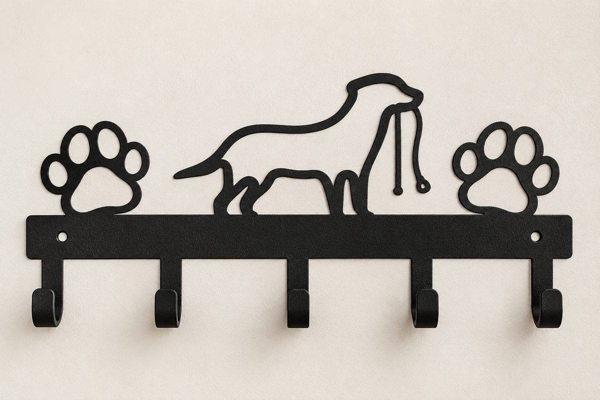 Large Dog Leash Wall Hanger