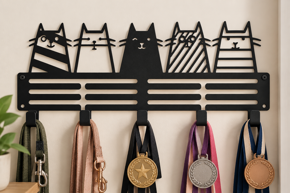 Cat Medal Holder
