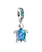 Blue turtle Charm