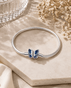 Blue Butterfly Charm Bracelet