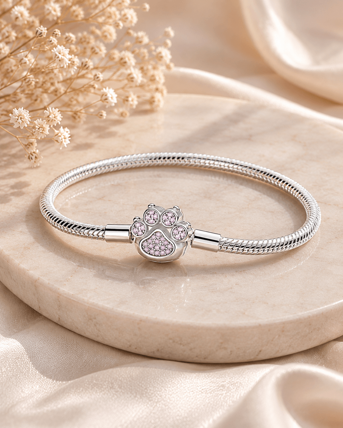 Paw Charm Bracelet