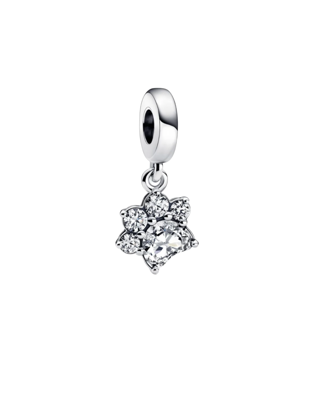 Paw print charm