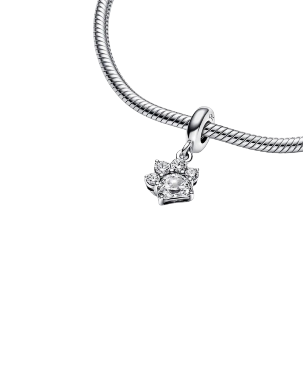 Paw print charm