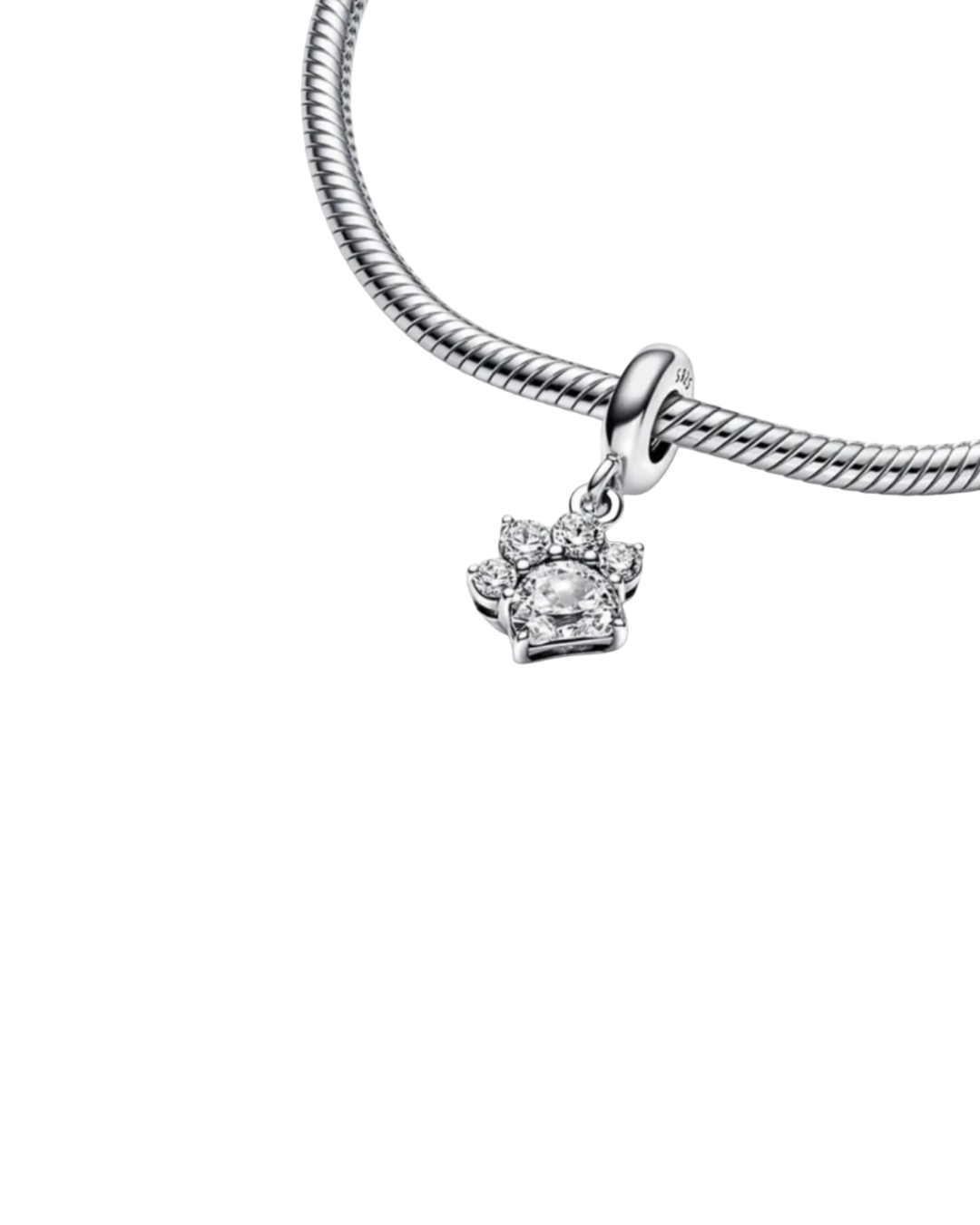 Paw print charm