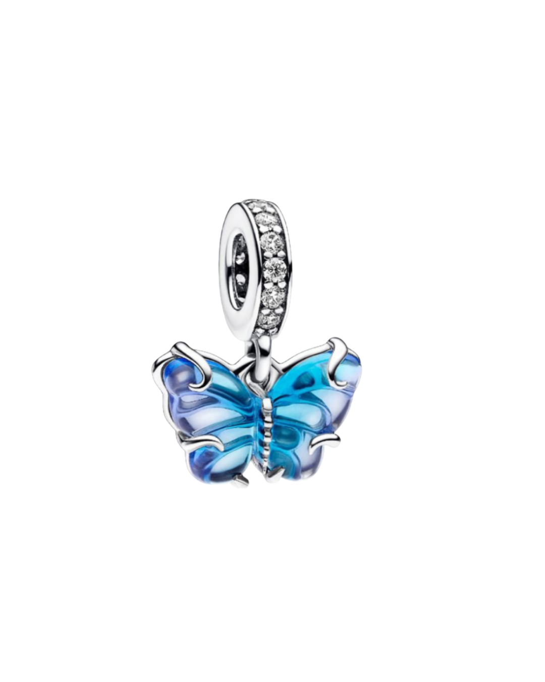 Blue butterfly charm