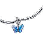 Blue butterfly charm