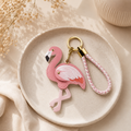 Flamingo Air Tag Keyring