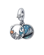 Night Sky Double Dangle Charm
