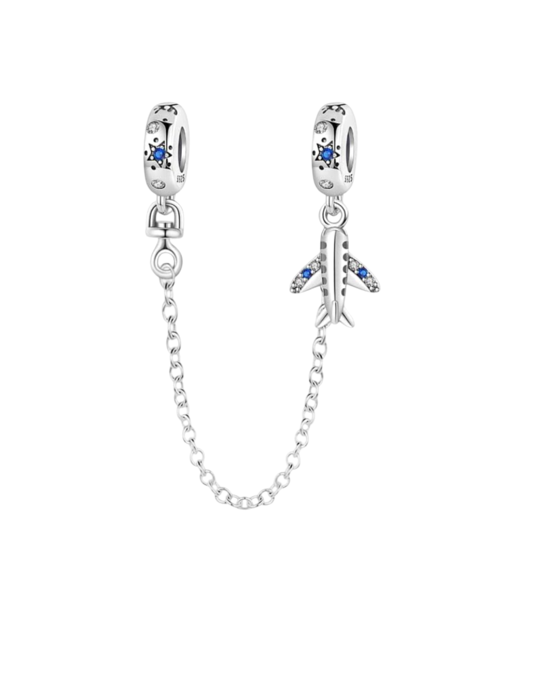 Plane Safety Chain Charm