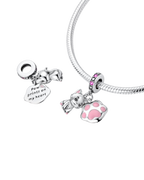 Cat and Paw Charm