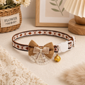 Bow and Lace Pet Collar