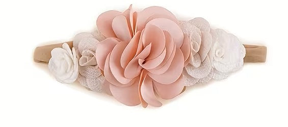 Centre Pink Toddler Floral Headband