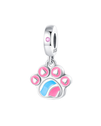 Cat Paw Print Dangle Charm