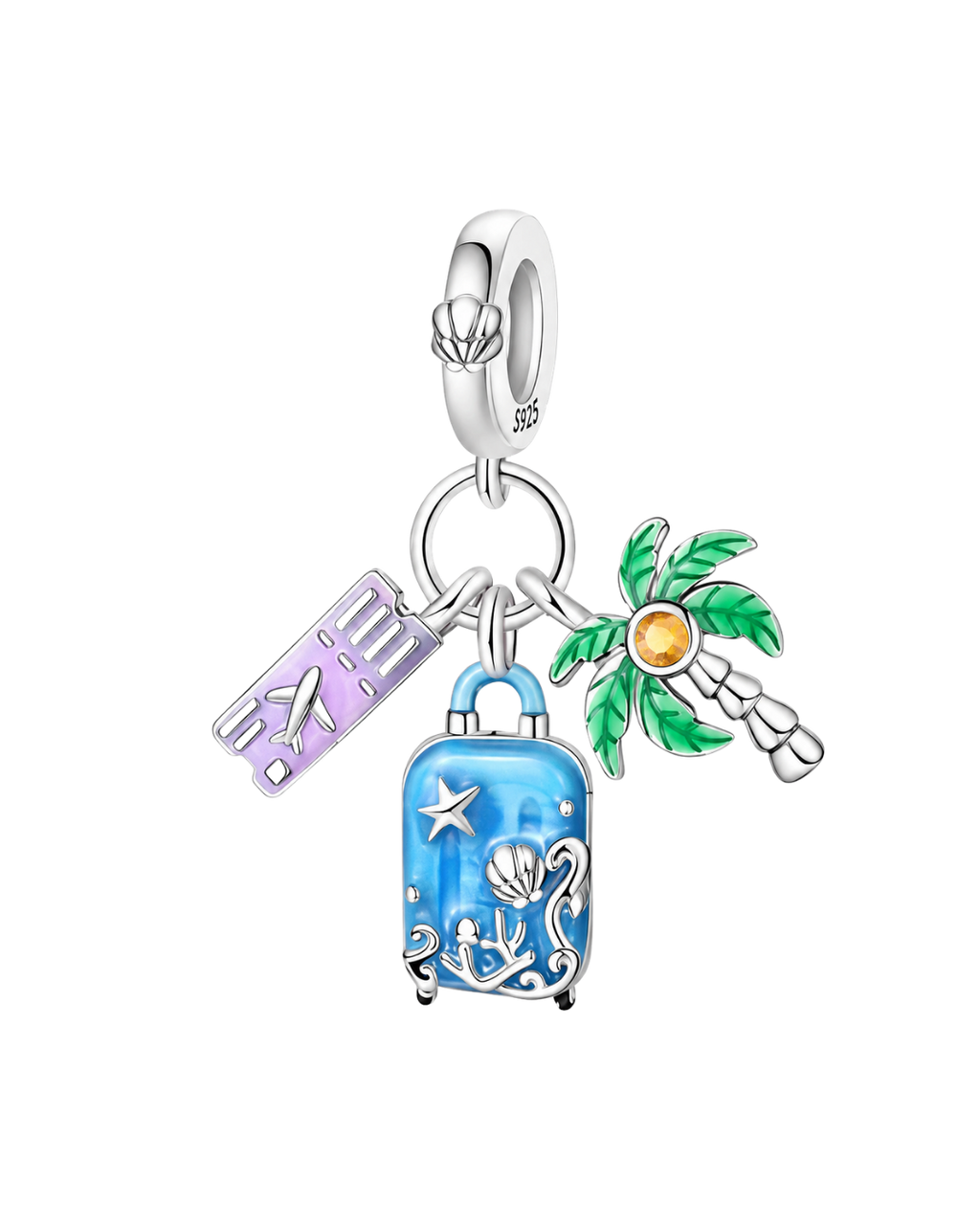 Palm Tree Luggage Charm