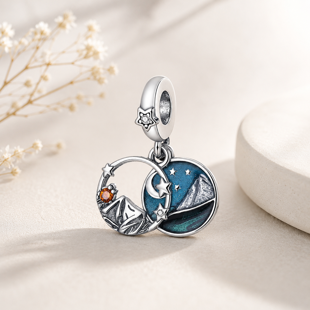 Night Sky Double Dangle Charm