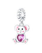 Koala Bear with heart Charm