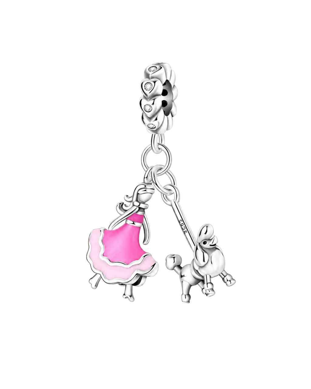 Poodle Walk charm