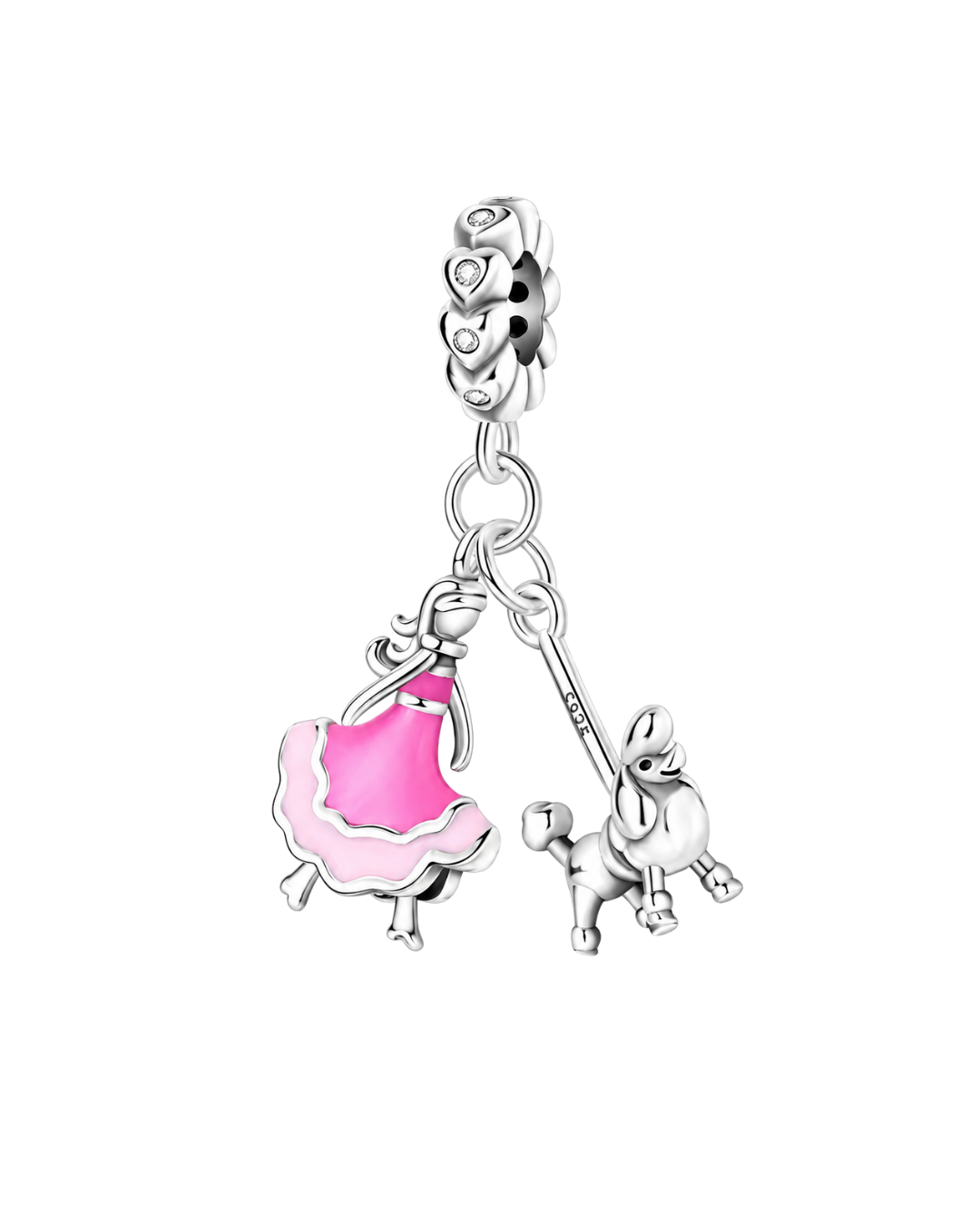 Poodle Walk charm