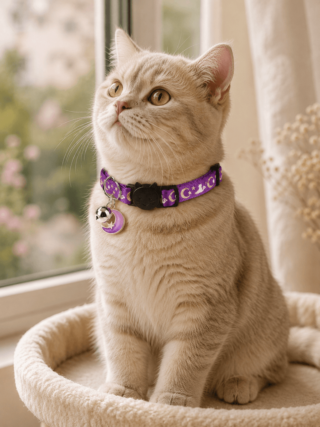Moon & Stars Pet Collar