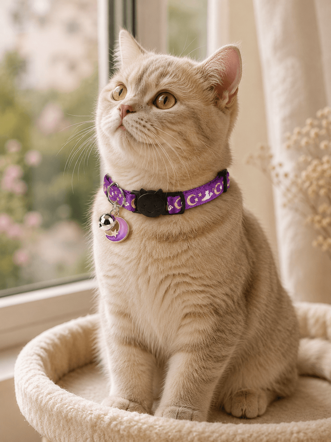 Moon & Stars Pet Collar