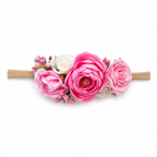 Pink Toddler Floral Headband