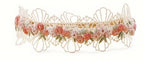 Peach Toddler Embroidered Headband