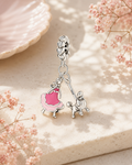 Poodle Walk charm