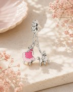 Poodle Walk charm