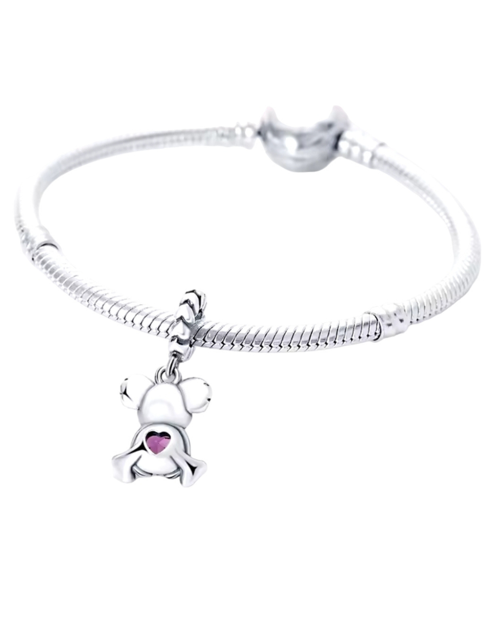 Koala Bear with heart Charm