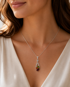 Gemstone Drop Pendant