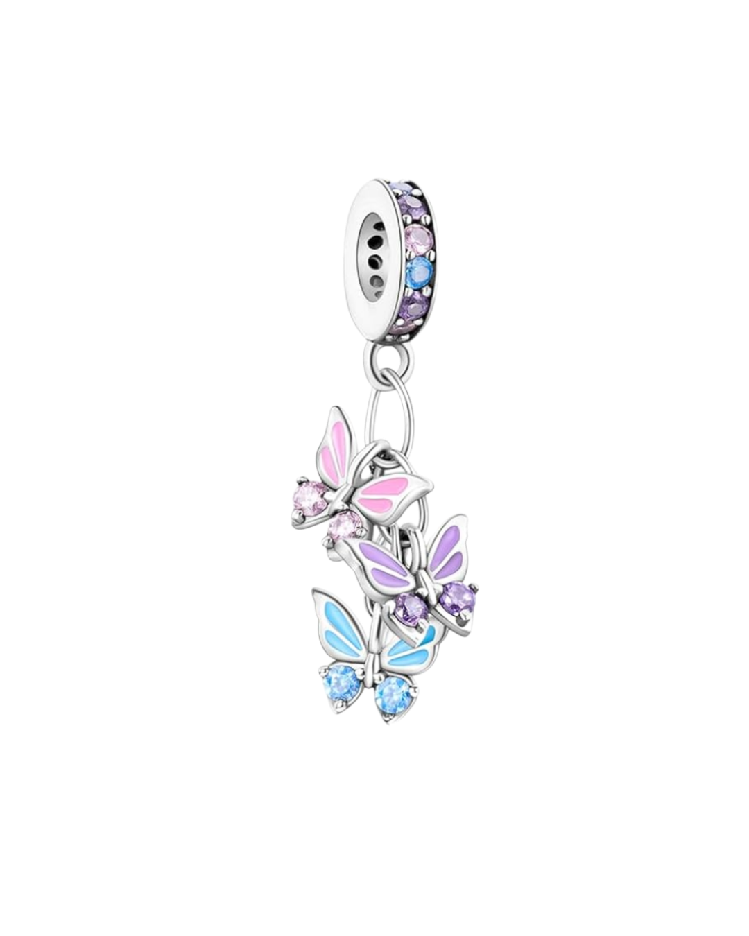 Butterfly cluster charm