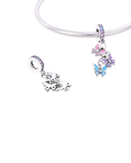 Butterfly cluster charm