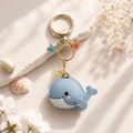 Whale Air Tag Keyring