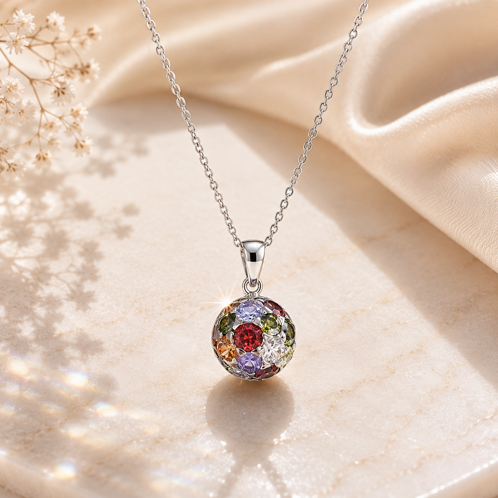Multicolour Cluster Pendant