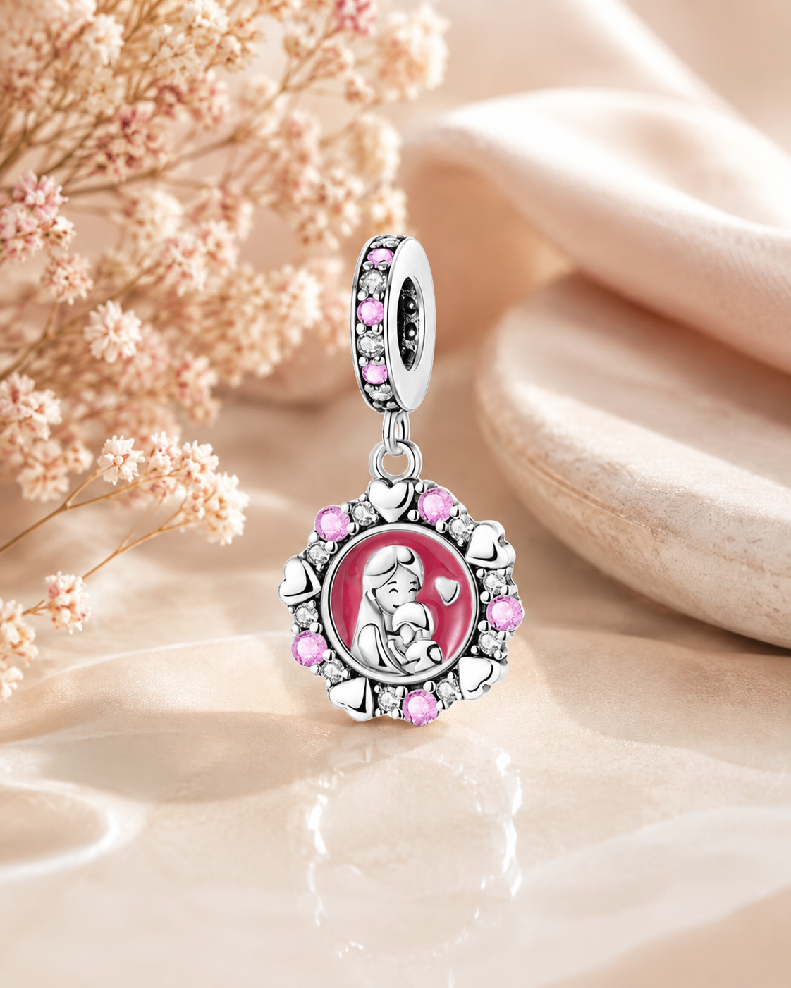 Mother and Child charm
