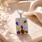 Pavé Rectangle Pendant
