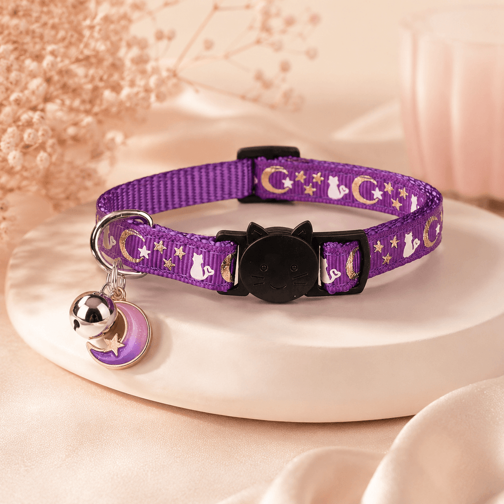Moon & Stars Pet Collar
