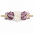 Mauve Toddler Floral Headband
