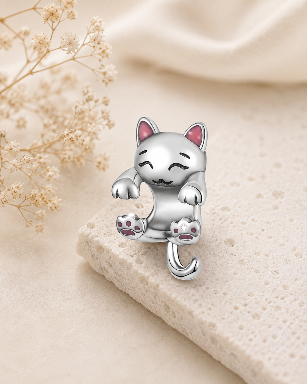 Cat Hug Charm