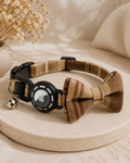 Plaid Bow Pet Collar